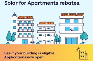 Solar PV system rebate for apartments in Victoria